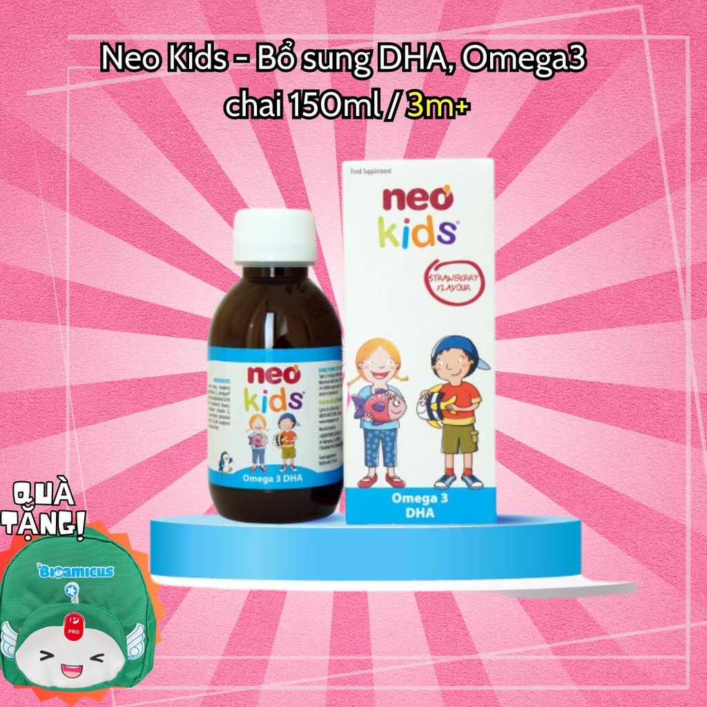 Vitamin Omega 3 DHA Neo Kids thực phẩm bổ sung cho bé (3m+) 150ml ...